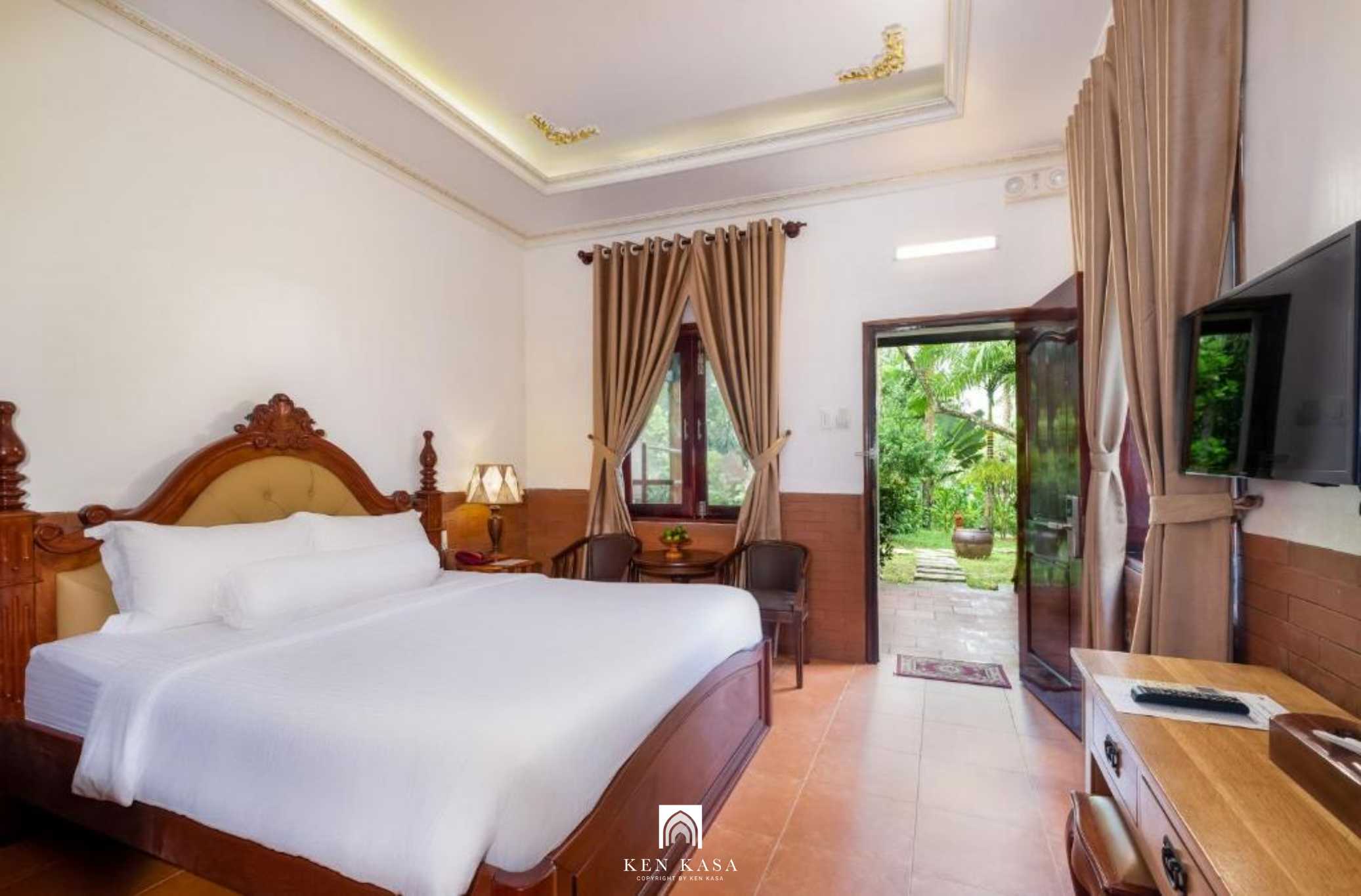 Kh&ocirc;ng gian c&aacute;c ph&ograve;ng tại Coco Palm Beach Resort & Spa